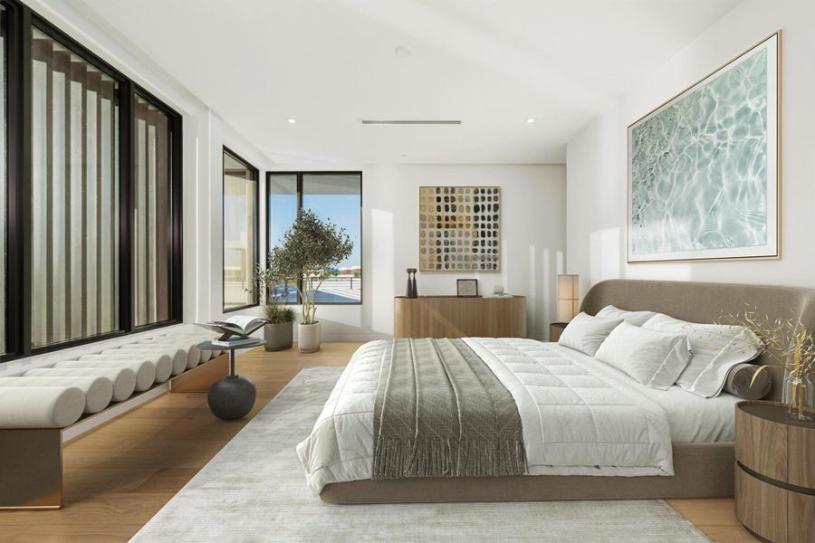 Furnished interior view inside a new home in , Palm Beach Gardens (Image 32).