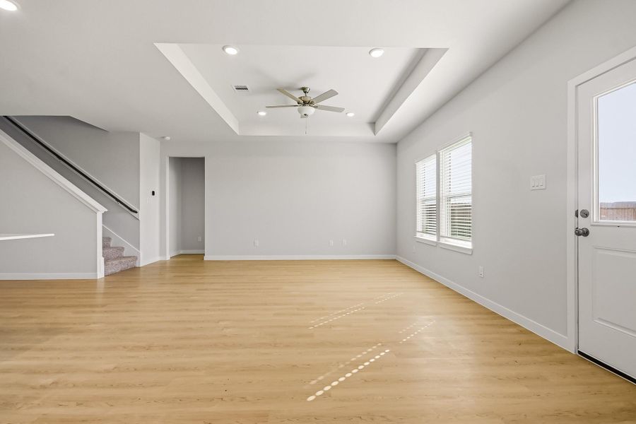Spacious, unfurnished interior of a new home in Mirabella, Brookshire (Image 16). Spacious, unfurnished interior of a new home in Mirabella, Brookshire (Image 16).
