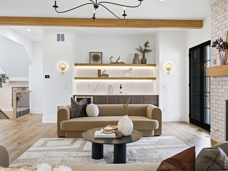 Furnished interior view inside a new home in , Louisville (Image 47).