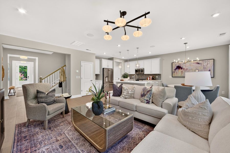 Furnished interior view inside a new home in Southbridge, Fort Mill (Image 9).