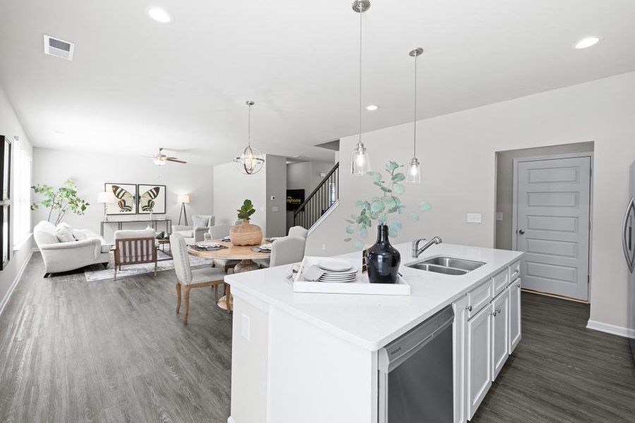 Furnished interior view inside a new home in Sutton's Landing, Statham (Image 6).