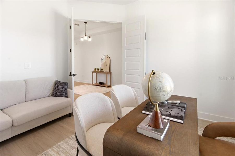 Furnished interior view inside a new home in , Winter Garden (Image 9).