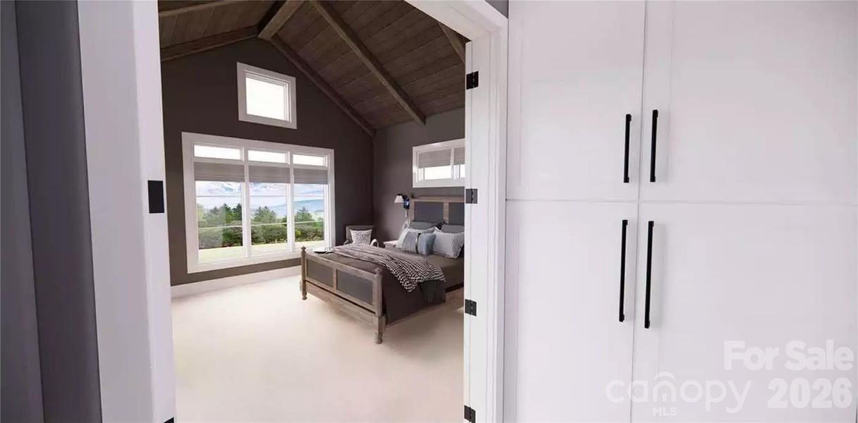 Furnished interior view inside a new home in , Denver (Image 27).