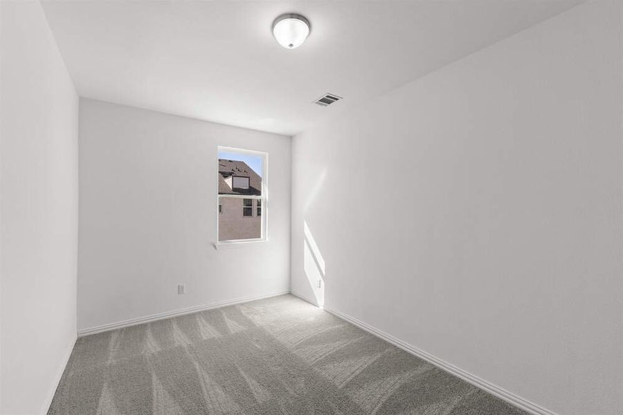 Brown Townhome Bedroom 3 by Ashton Woods