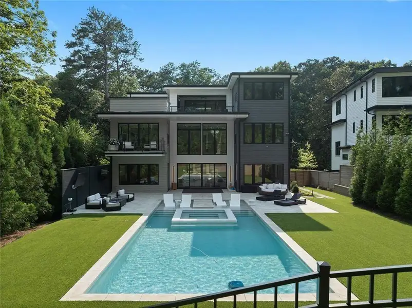 Exterior details and patio area of a home in , Atlanta (Image 22).