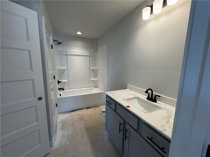 Furnished interior view inside a new home in Rosewood Lake Preserve, Hoschton (Image 3).