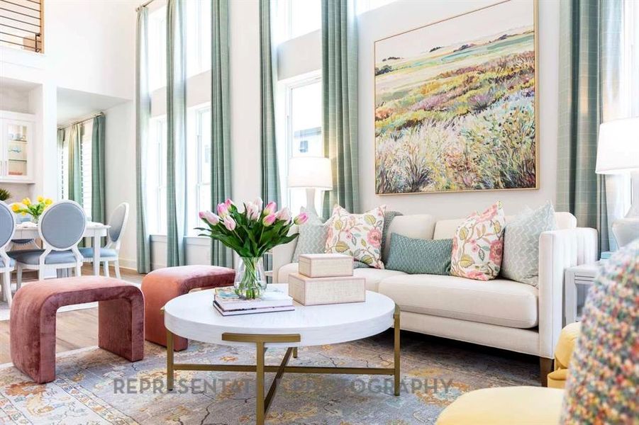 Furnished interior view inside a new home in Heritage Ranch, Sherman (Image 16).