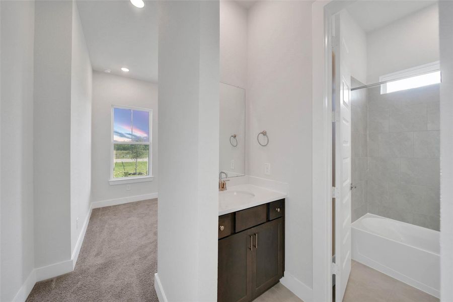 Furnished interior view inside a new home in Magnolia Bend, Rosharon (Image 17).