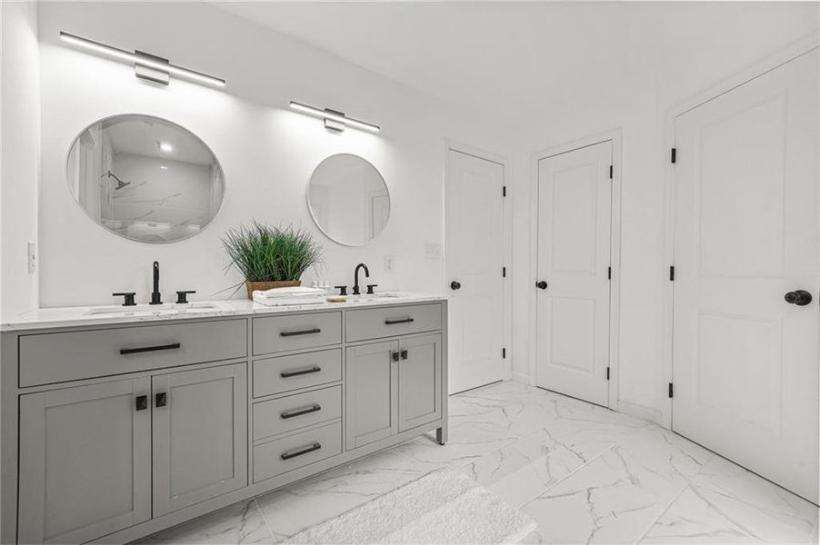 Furnished interior view inside a new home in , Gainesville (Image 41).