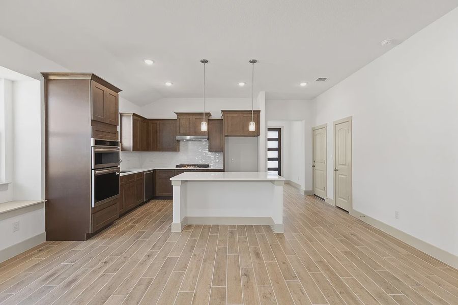 Furnished interior view inside a new home in Enclave at Cele, Pflugerville (Image 10).