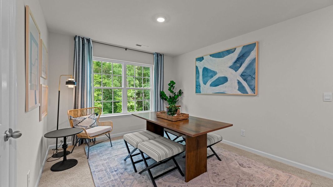 Furnished interior view inside a new home in Madeline Farm, New Bern (Image 28).