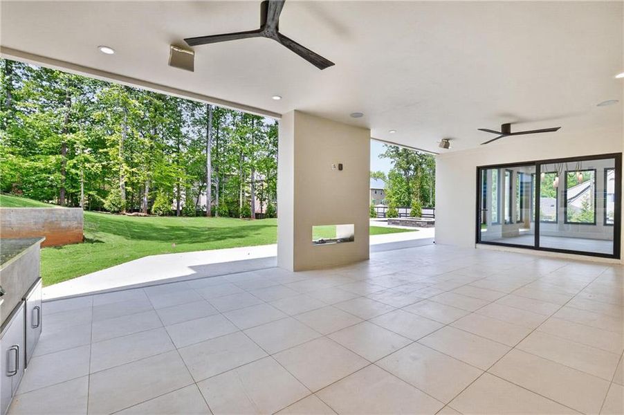 Exterior details and patio area of a home in , Sugar Hill (Image 36).