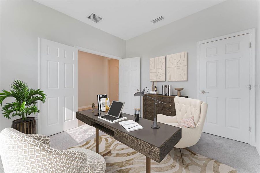 Furnished interior view inside a new home in Hidden Cove, Eustis (Image 6).