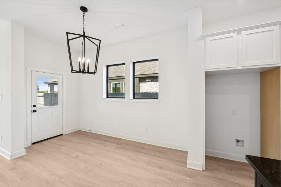 Spacious, unfurnished interior of a new home in Pomona 45' Homesites, Manvel (Image 15). Spacious, unfurnished interior of a new home in Pomona 45' Homesites, Manvel (Image 15).