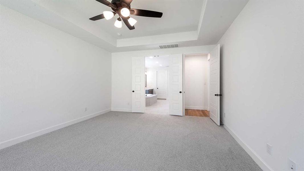 Spacious, unfurnished interior of a new home in The Heights At Uptown Celina 50', Celina (Image 23).