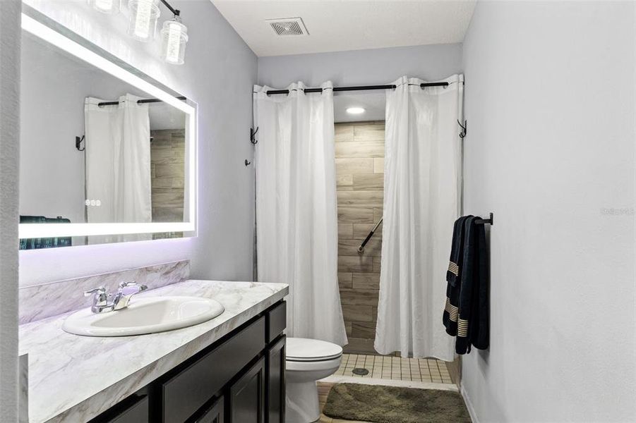 Furnished interior view inside a new home in , Weeki Wachee (Image 37).