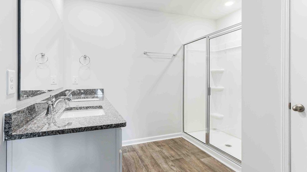 Furnished interior view inside a new home in Cedar Hill Landing, Navassa (Image 8).