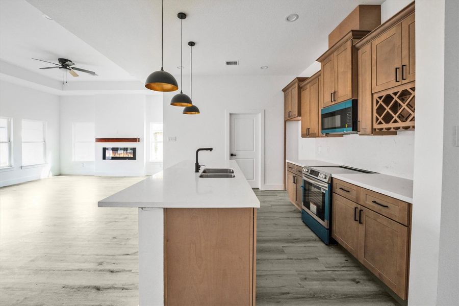 Furnished interior view inside a new home in , Montgomery (Image 13).