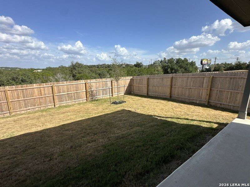 Exterior details and patio area of a home in Juniper Ranch, Spring Branch (Image 15). Exterior details and patio area of a home in Juniper Ranch, Spring Branch (Image 15).