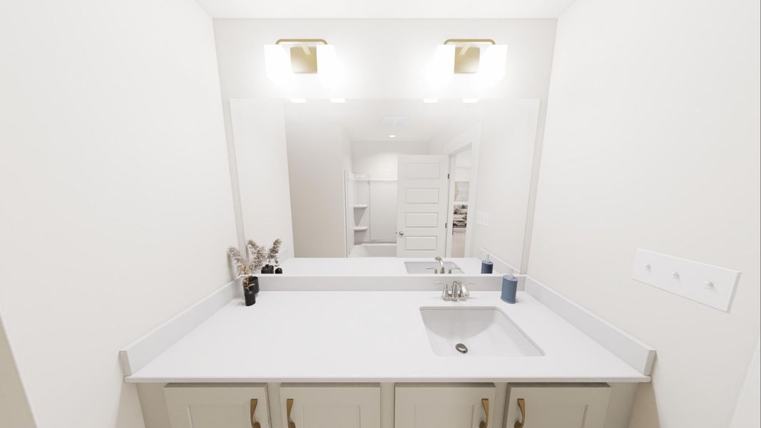 Furnished interior view inside a new home in McConnell Ridge, McLeansville (Image 12).