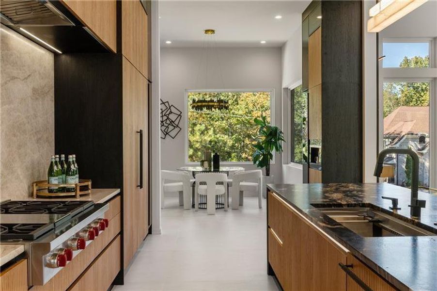 Furnished interior view inside a new home in , Atlanta (Image 12).