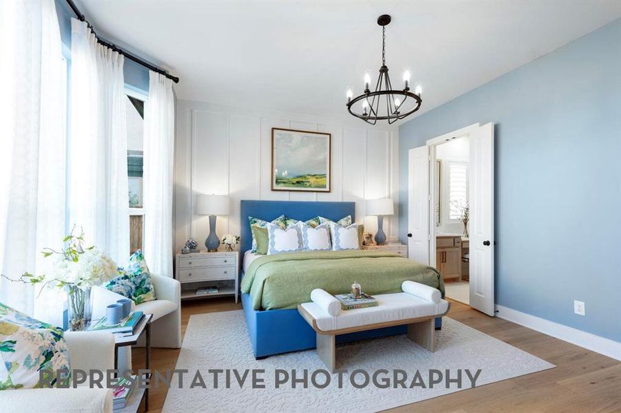 Furnished interior view inside a new home in Wildflower Ranch, Dish (Image 19).