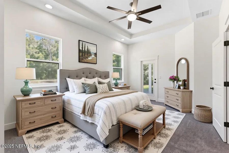 Furnished interior view inside a new home in , Jacksonville (Image 12).