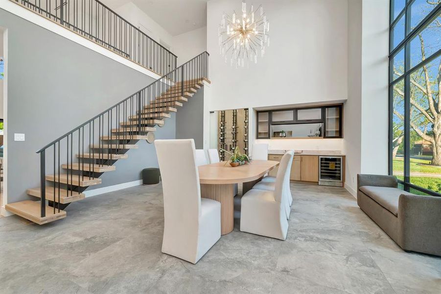 Furnished interior view inside a new home in , Dallas (Image 12).