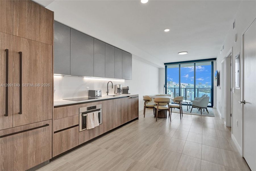 Furnished interior view inside a new home in , Miami Beach (Image 4).