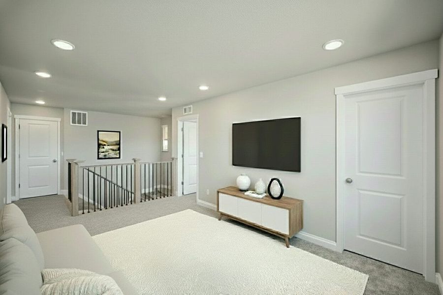 Furnished interior view inside a new home in The Glen-12, Colorado Springs (Image 11).