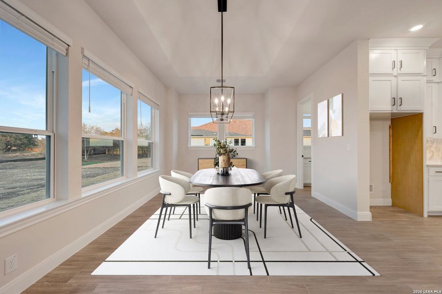 Furnished interior view inside a new home in Megans Landing – Half-Acre Homesites, Castroville (Image 2). Furnished interior view inside a new home in Megans Landing – Half-Acre Homesites, Castroville (Image 2).