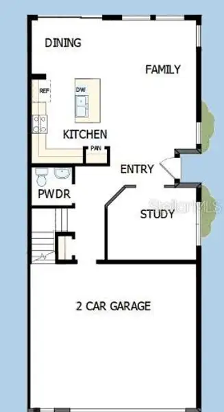 2D floor plan layout of this home in , Parrish, FL (Image 4).
