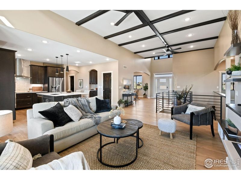 Furnished interior view inside a new home in Harvest Ridge, Berthoud (Image 35).