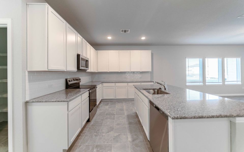 Furnished interior view inside a new home in Cloud Country, New Braunfels (Image 5).