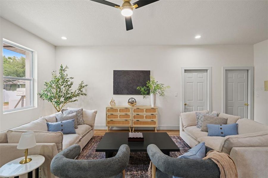 Furnished interior view inside a new home in , Tampa (Image 12).