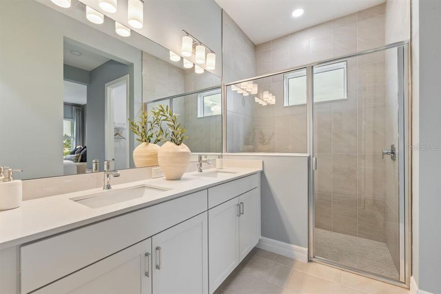 Furnished interior view inside a new home in Kings Gate, Port Charlotte (Image 9).