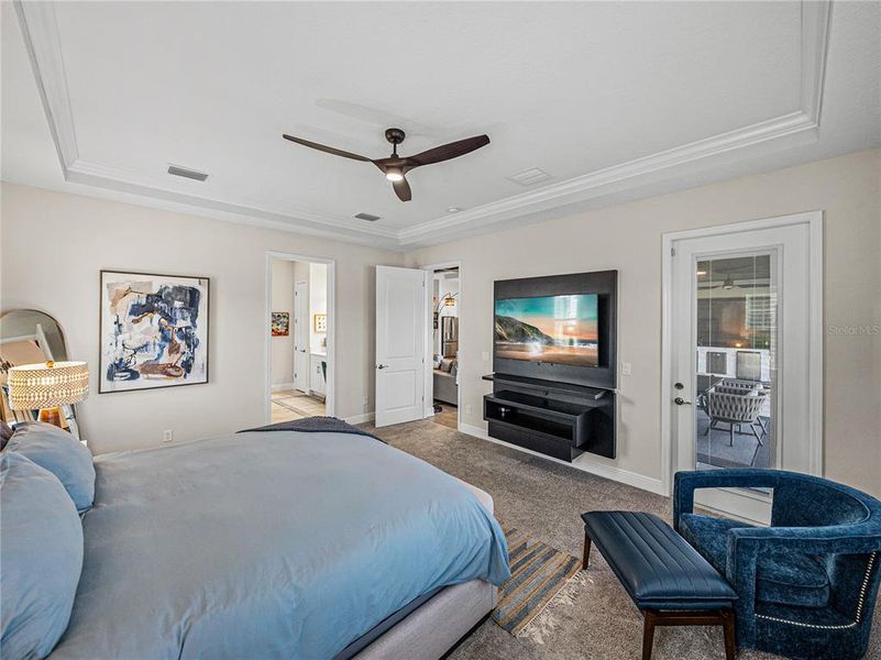 Furnished interior view inside a new home in Mirada, San Antonio (Image 13). Furnished interior view inside a new home in Mirada, San Antonio (Image 13).