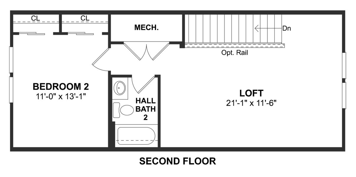 2D floor plan layout for the Kerr by K. Hovnanian® Homes in K. Hovnanian's® Four Seasons at Lakes of Cane Bay, Summerville, SC (Image 5). 2D floor plan layout for the Kerr by K. Hovnanian® Homes in K. Hovnanian's® Four Seasons at Lakes of Cane Bay, Summerville, SC (Image 5).