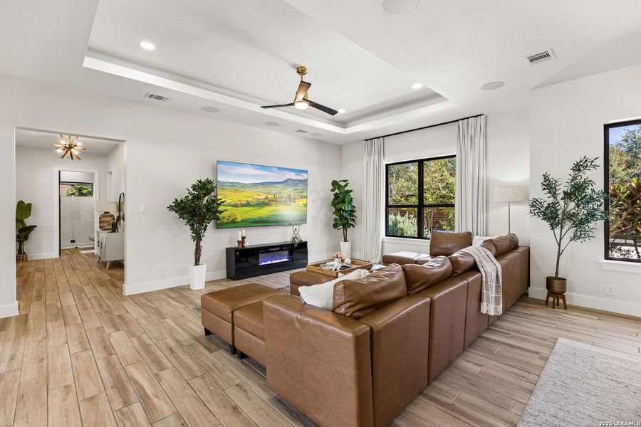Furnished interior view inside a new home in , Leon Valley (Image 39).