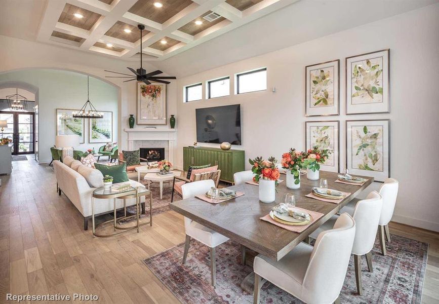 Family Room/Dining Room (Representative Photo)