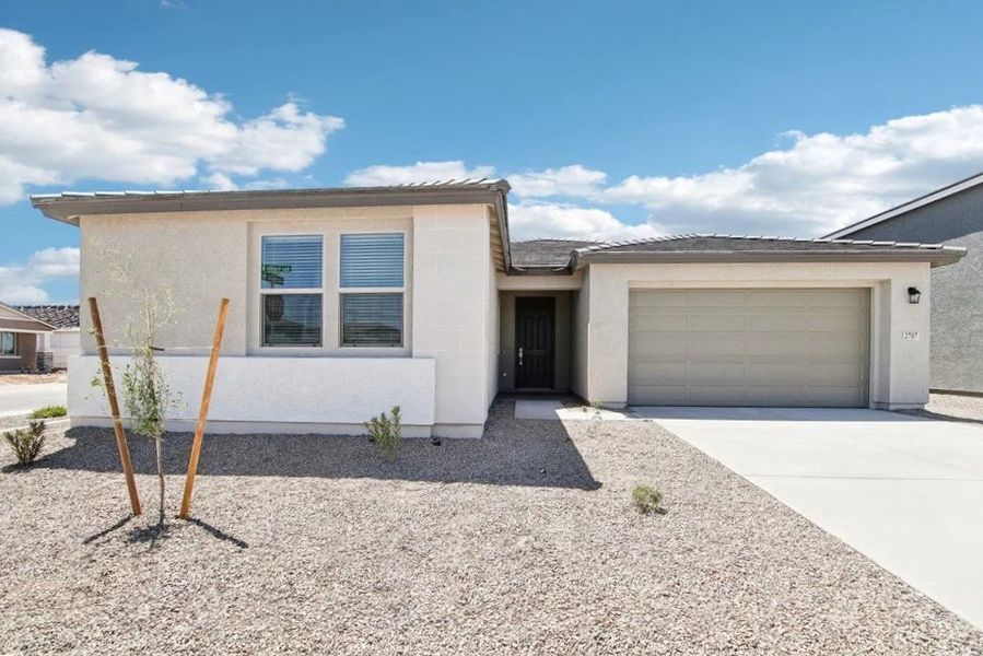 Representative exterior photo of a completed home built from the Jade by Ashton Woods in Tobiano at Wales Ranch, San Tan Valley, AZ (Image 2).
