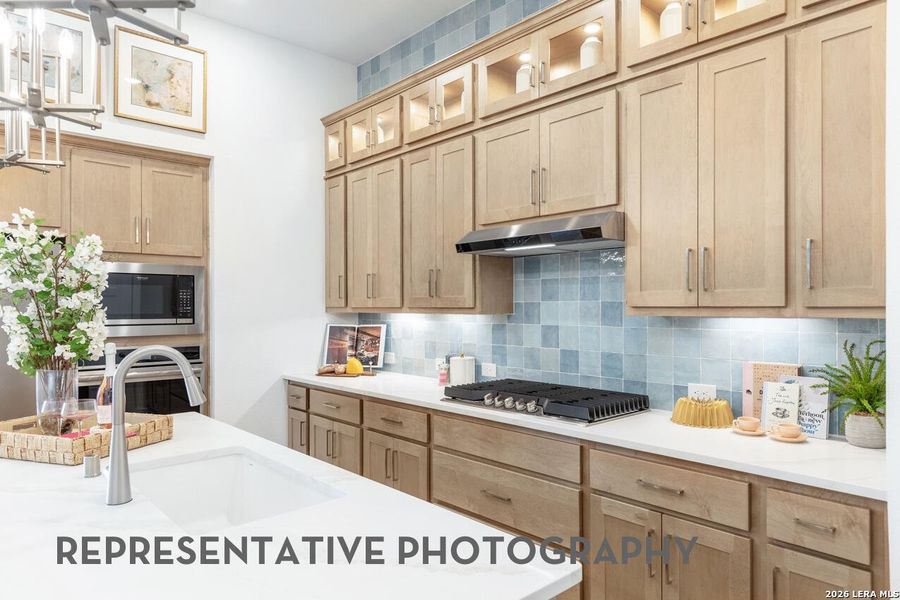 Furnished interior view inside a new home in The Ranches at Creekside, Boerne (Image 23).