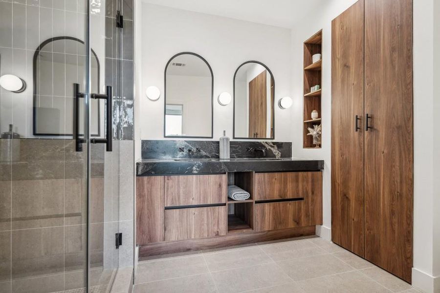 Furnished interior view inside a new home in Arlo Modern, Atlanta (Image 17).