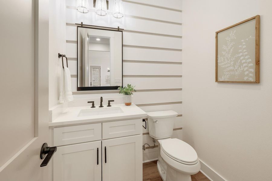 Furnished interior view inside a new home in , Liberty Hill (Image 13).