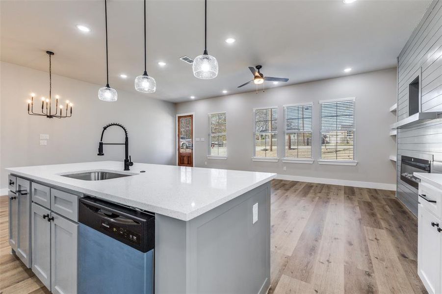 Furnished interior view inside a new home in , Dallas (Image 8).
