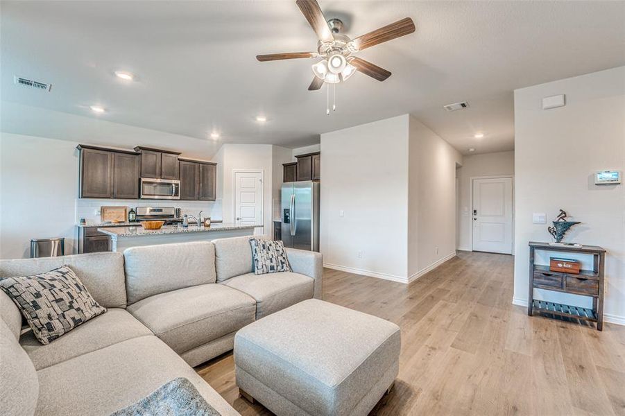 Furnished interior view inside a new home in , McKinney (Image 5).