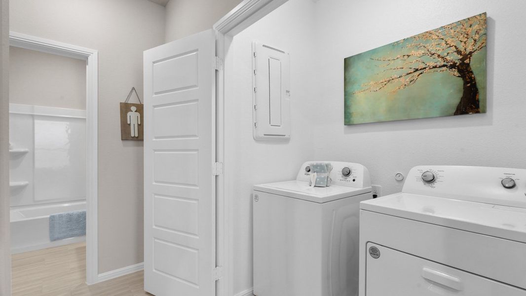 Furnished interior view inside a new home in Orchard Village, Fort Worth (Image 11).