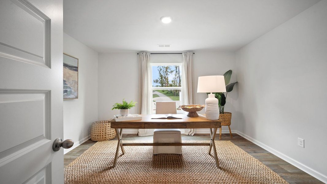 Furnished interior view inside a new home in The Groves at Bees Creek, Ridgeland (Image 35).