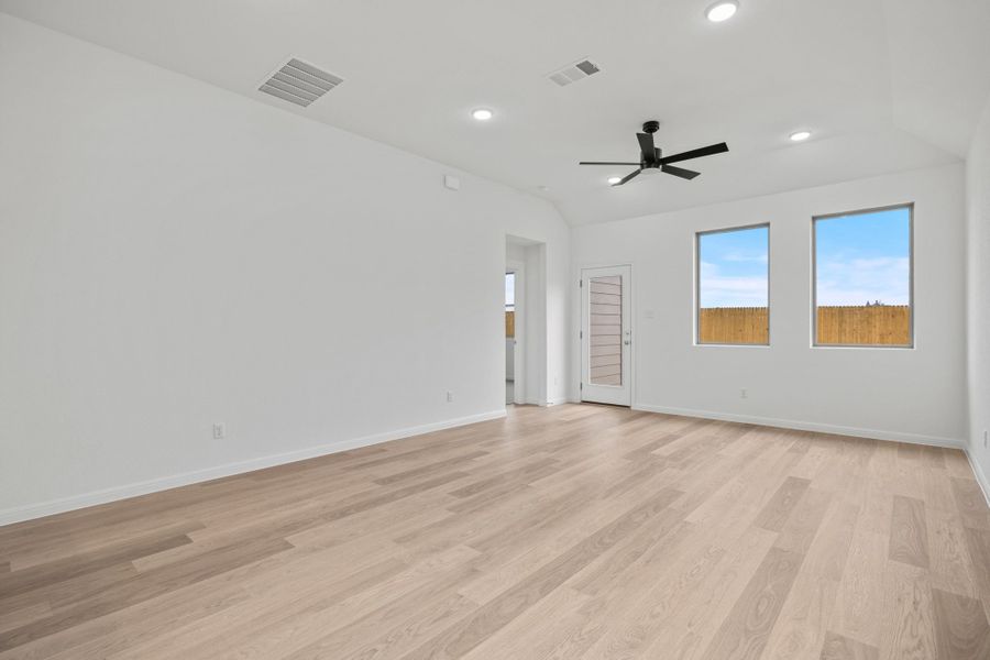 Living Room in the Birch home plan by Trophy Signature Homes – REPRESENTATIVE PHOTO