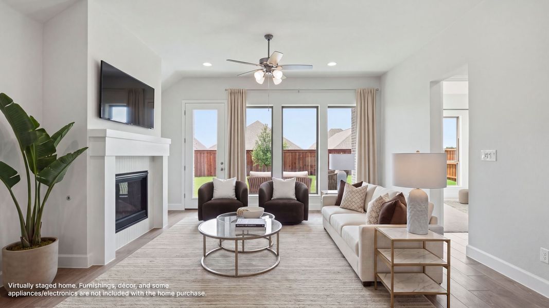 Furnished interior view inside a new home in Meraki, Forney (Image 8).
